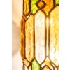 Applique en fer forgé et en verre coloré. Années 1960. LS6480709M 17