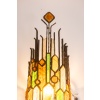 Applique en fer forgé et en verre coloré. Années 1960. LS6480709M 24