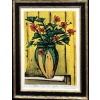 BUFFET Bernard Bouquet Fleurs Dans Une Potiche Lithographie Couleurs Signée certificat d’authenticité 11