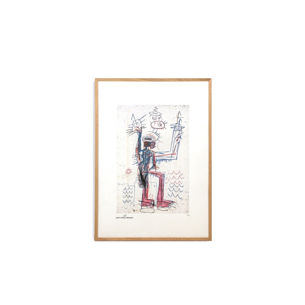 Jean-Michel Basquiat. Sérigraphie en couleurs numérotée. Années 1990. LS6633C88/1 3