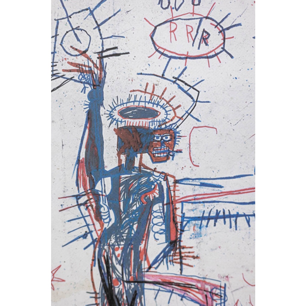 Jean-Michel Basquiat. Sérigraphie en couleurs numérotée. Années 1990. LS6633C88/1 5