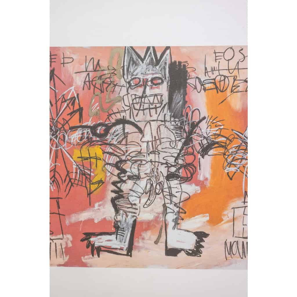 Jean-Michel Basquiat. Sérigraphie en couleurs numérotée. Années 1990. LS6633i82/1 7