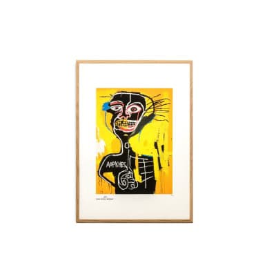 Jean-Michel Basquiat. Sérigraphie en couleurs numérotée. Années 1990. LS6633J81/1
