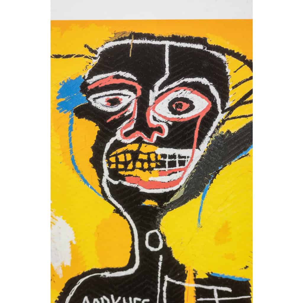 Jean-Michel Basquiat. Sérigraphie en couleurs numérotée. Années 1990. LS6633J81/1 4