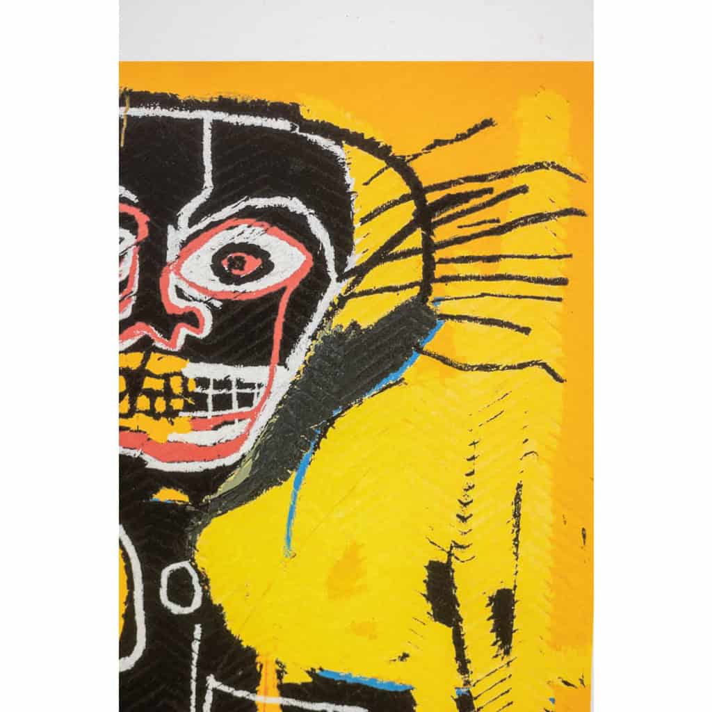 Jean-Michel Basquiat. Sérigraphie en couleurs numérotée. Années 1990. LS6633J81/1 5