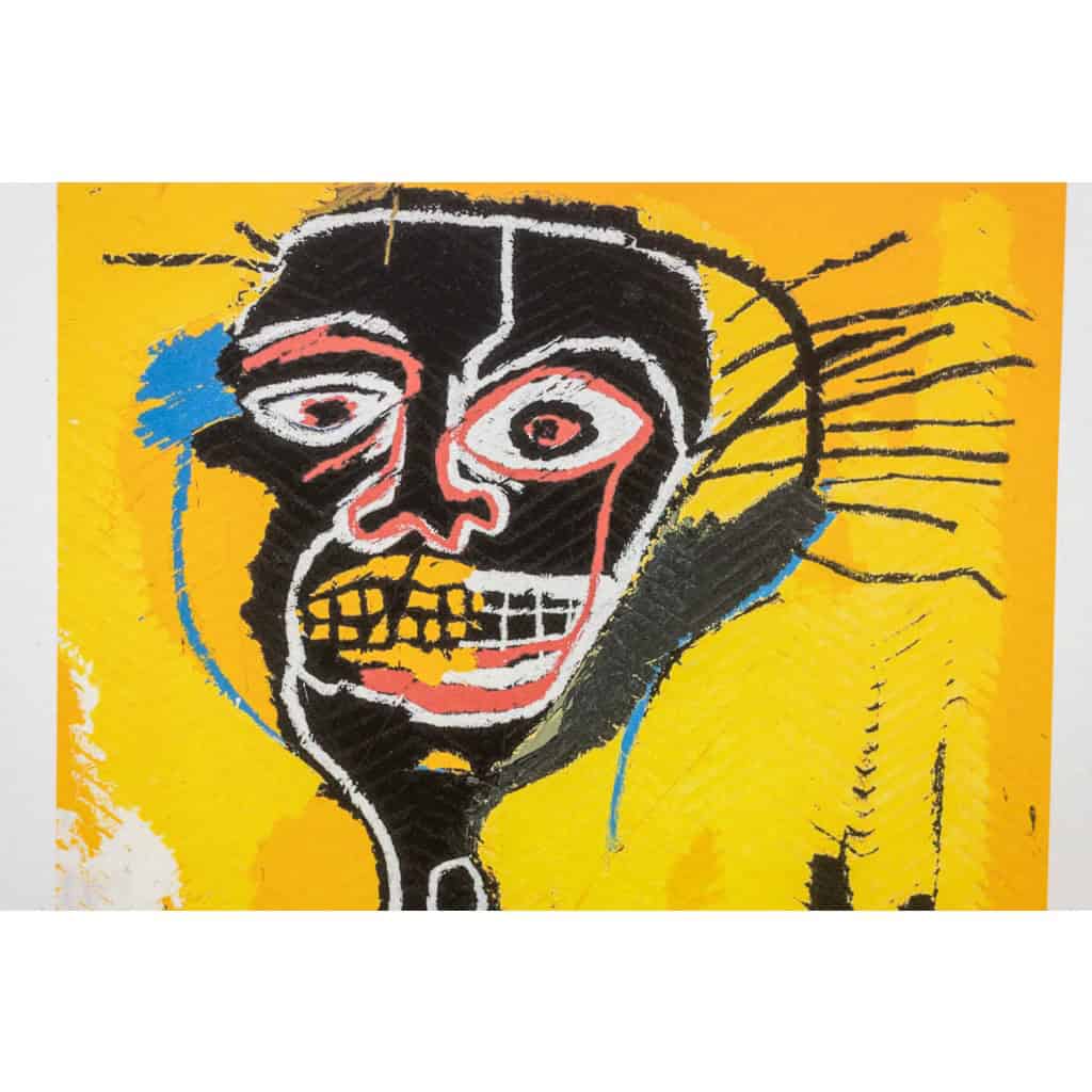 Jean-Michel Basquiat. Sérigraphie en couleurs numérotée. Années 1990. LS6633J81/1 6