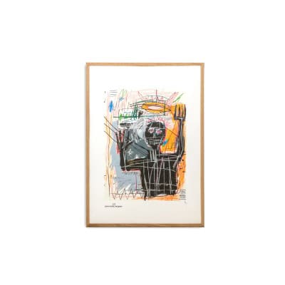 Jean-Michel Basquiat. Sérigraphie en couleurs numérotée. Années 1990. LS6633K80/1