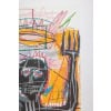 Jean-Michel Basquiat. Sérigraphie en couleurs numérotée. Années 1990. LS6633K80/1 12