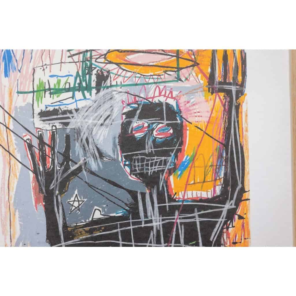 Jean-Michel Basquiat. Sérigraphie en couleurs numérotée. Années 1990. LS6633K80/1 7