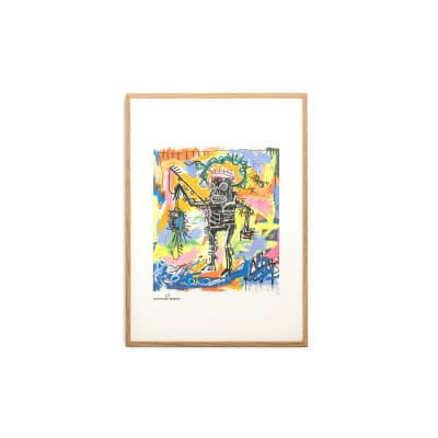 Jean-Michel Basquiat. Sérigraphie en couleurs numérotée. Années 1990. LS6633L82/1 3