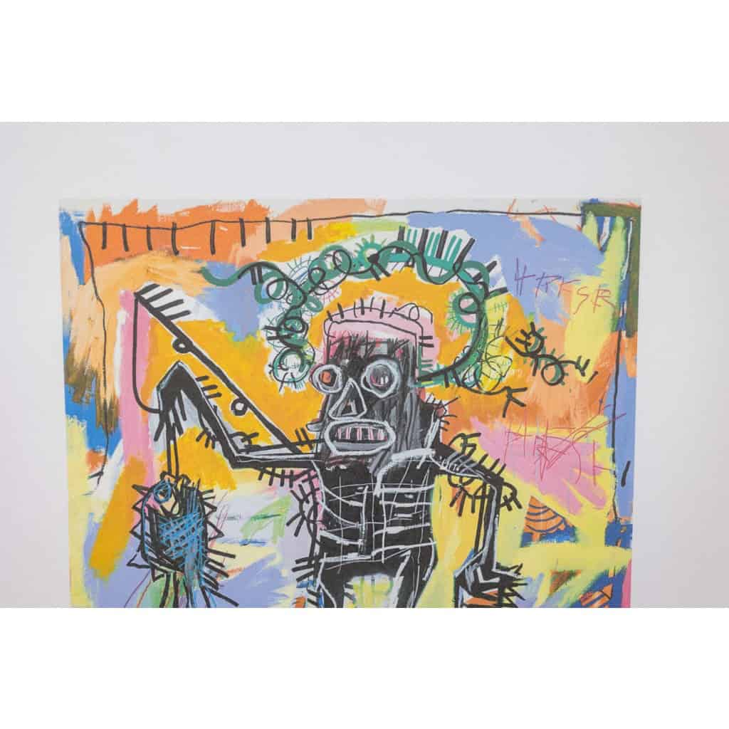 Jean-Michel Basquiat. Sérigraphie en couleurs numérotée. Années 1990. LS6633L82/1 4