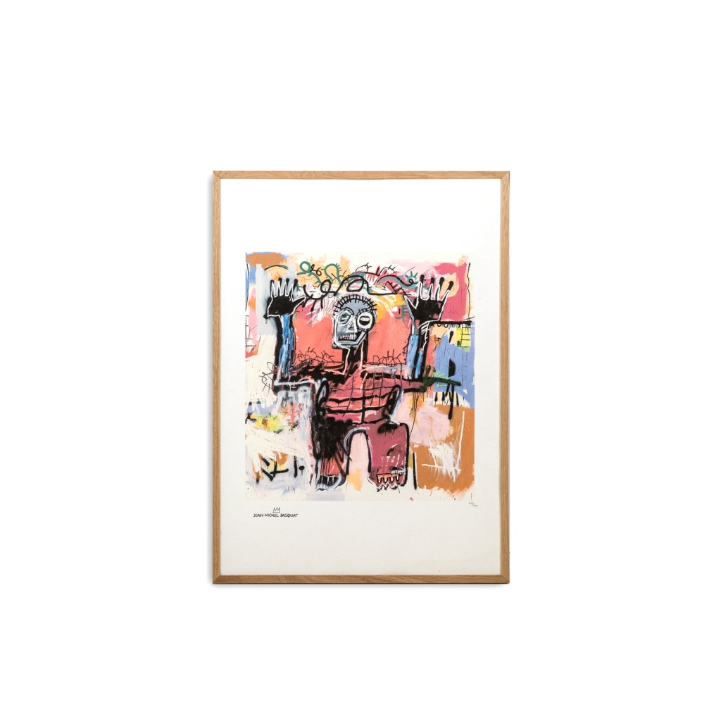 Jean-Michel Basquiat. Sérigraphie en couleurs numérotée. Années 1990 LS6633M84/1 3