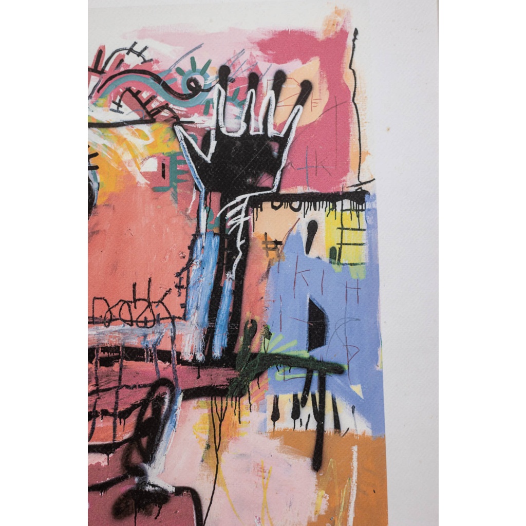 Jean-Michel Basquiat. Sérigraphie en couleurs numérotée. Années 1990 LS6633M84/1 6