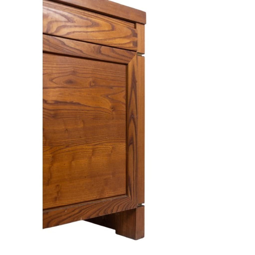 Pierre Chapo. Buffet modèle « R08 » en orme blond, à 2 portes. Circa 1964. LS62991858 16