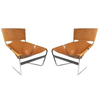 1960 Paire de Fauteuils de Pierre Paulin modèle F444 pour Artiflort 3