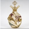 1890 Cristallerie Emile Gallé – Flacon Carafe Verre Jaune Emaillé Fleurs Papillon 14