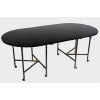 1960 Table ovale à rallonge, modèle Royale, pièce emblématique de la Maison Jansen France, 15