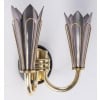 1950 Paire d’appliques murales originales par Marcel Asselbur 16
