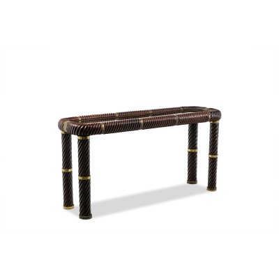 Tommaso Barbi. Console en céramique et plateau miroir. Italie, circa 1970 LS65151604 3