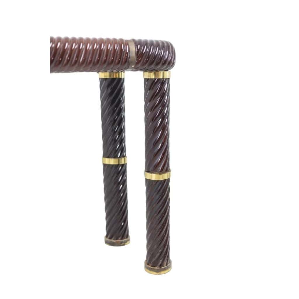 Tommaso Barbi. Console en céramique et plateau miroir. Italie, circa 1970 LS65151604 12