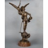 Sculpture – Saint-Michel Terrassant Le Dragon , Emmanuel Frémiet (1824-1910) – Bronze 15
