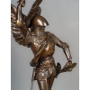 Sculpture – Saint-Michel Terrassant Le Dragon , Emmanuel Frémiet (1824-1910) – Bronze 22
