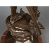 Sculpture – Saint-Michel Terrassant Le Dragon , Emmanuel Frémiet (1824-1910) – Bronze 26