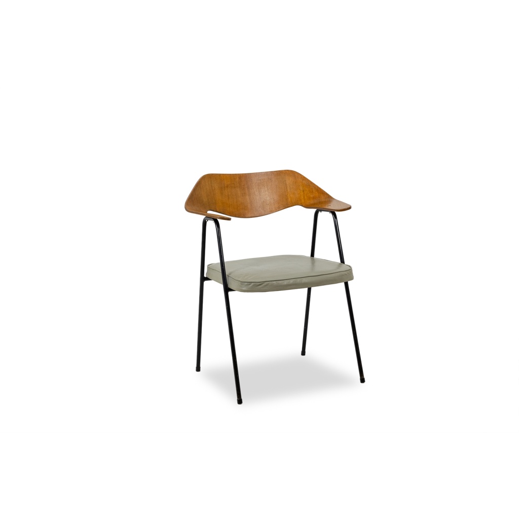 Robin Day. Fauteuil de bureau en bois thermoformé. Airborne vers 1950-60 3