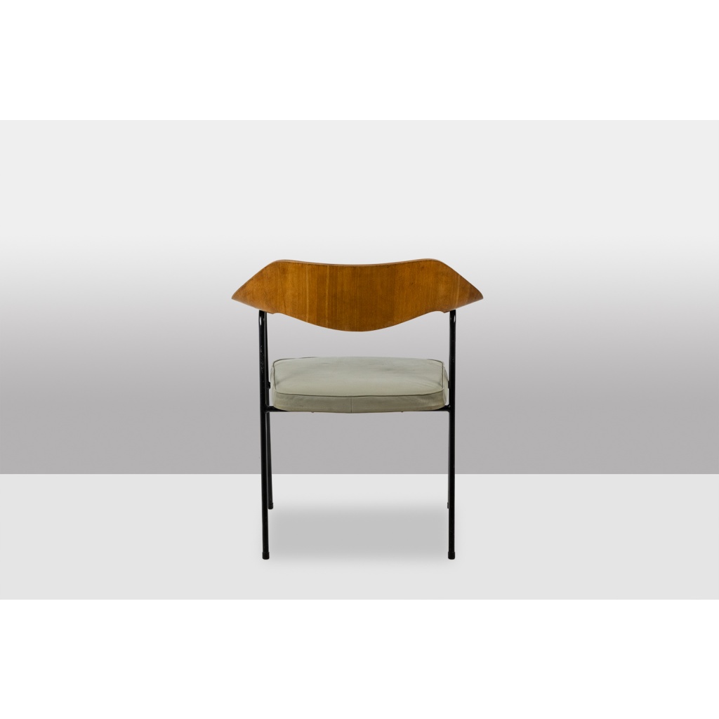 Robin Day. Fauteuil de bureau en bois thermoformé. Airborne vers 1950-60 8