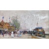 GALIEN LALOUE Peinture Française 20è Paris Pavillon Français Exposition Universelle 1900 Certificat d’authenticité 28