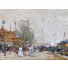 GALIEN LALOUE Peinture Française 20è Paris Pavillon Français Exposition Universelle 1900 Certificat d’authenticité 29