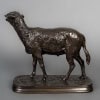 Sculpture – Mouton Des Vosges Debout , Pierre – Jules Mêne (1864) – Bronze 17