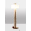 Ettore Sottsass. Lampadaire en bois laqué blanc et beige. Années 1980-90. LS6578809 14