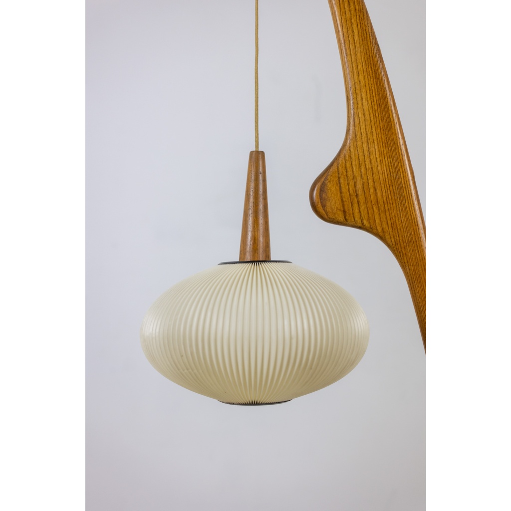François Rispal. Lampe de sol, modèle « Mante religieuse ». Années 1950-60. LS56591406 5