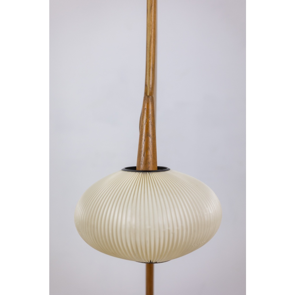 François Rispal. Lampe de sol, modèle « Mante religieuse ». Années 1950-60. LS56591406 6