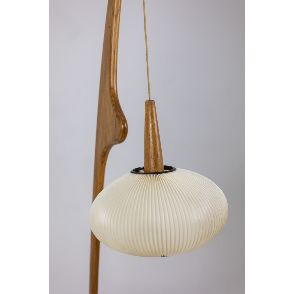 François Rispal. Lampe de sol, modèle « Mante religieuse ». Années 1950-60. LS56591406 11