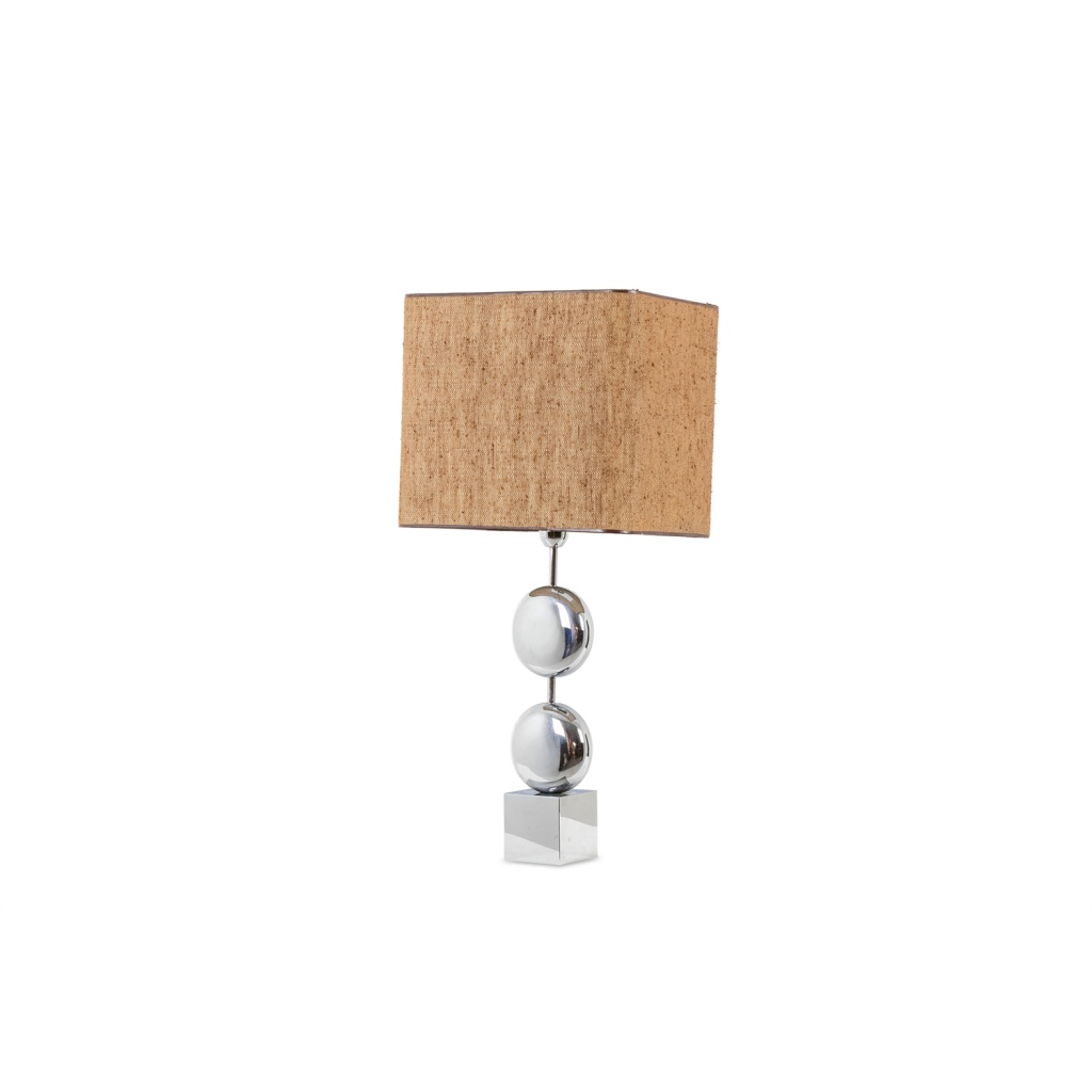 Lampe en métal chromé. Signée Chalier Paris. Années 1970 LS6558259 3