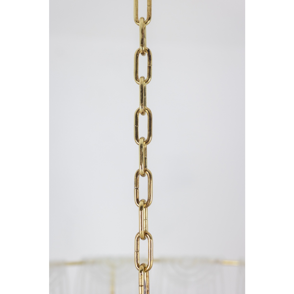Lustre en verre de Murano blanc translucide. Italie, travail contemporain. LS64641401 4