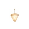Lustre en verre de Murano blanc translucide. Italie, travail contemporain. LS64641401 18