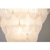 Lustre en verre de Murano blanc translucide. Italie, travail contemporain. LS64641401 19