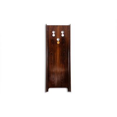 Carlo di Carli. Porte-manteaux en placage de palissandre. Années 1960.