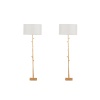 Paire de lampadaires en métal doré. 20e siècle. LS6548851/1P 10