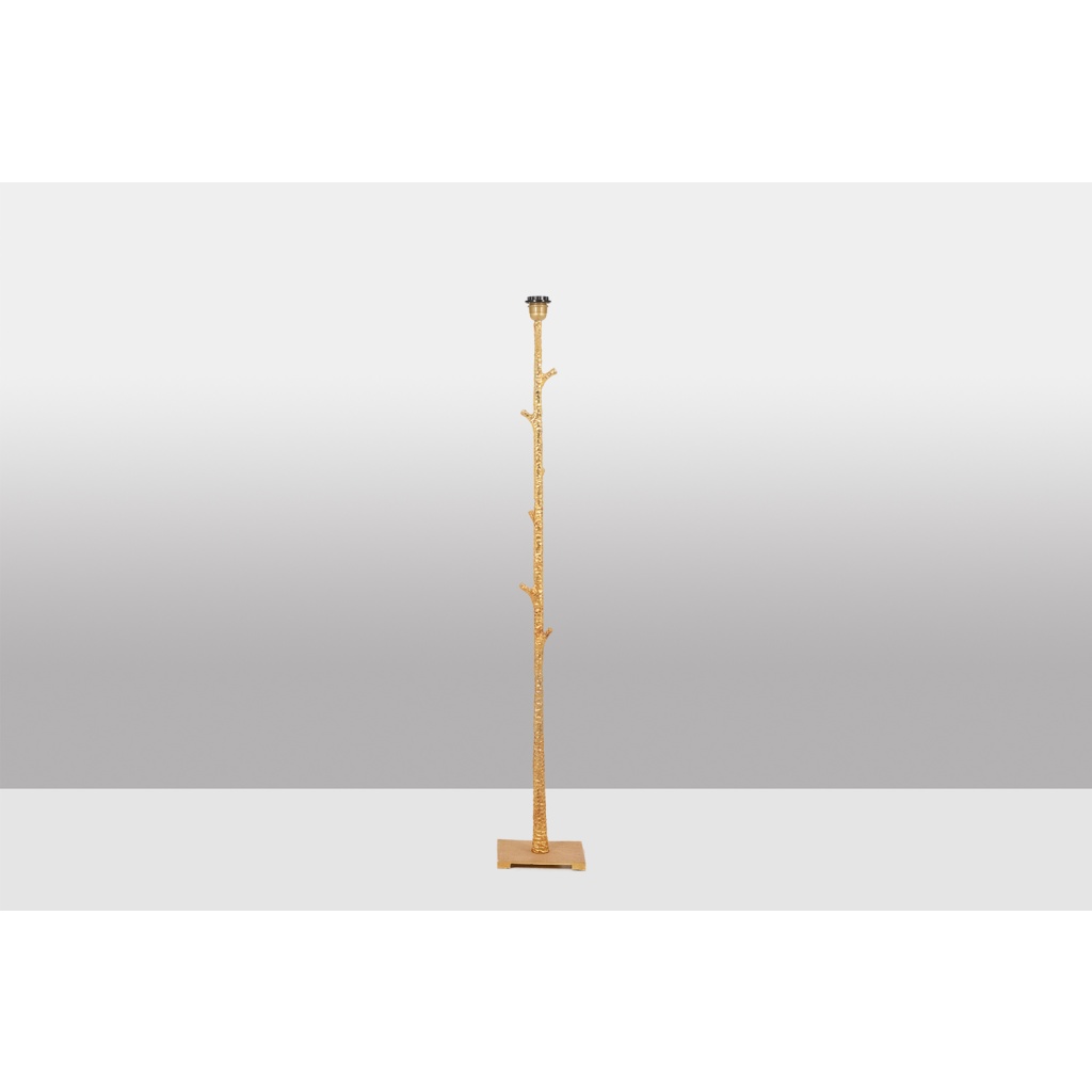 Paire de lampadaires en métal doré. 20e siècle. LS6548851/1P 6