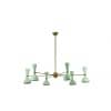 Lustre rayonnant de forme diabolo à 12 lumières. Contemporain. LS65881156T 14