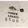 ODIOT – CABARET EN ARGENT MASSIF ET 4 FLACONS EN CRISTAL XIXe 26