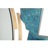 Miroir en bronze et laiton oxydé de forme déstructurée. Contemporain. LS65313002M 14