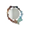 Miroir en bronze et laiton oxydé de forme déstructurée. Contemporain. LS65313002M 11