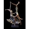 Couple de danseurs par Christian NOWACZYK Sculpture 20è siècle 20