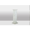 Paire de colonnes de style Art Déco, en marbre blanc, XXe siècle. LS6476409P 50