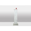 Paire de colonnes de style Art Déco, en marbre blanc, XXe siècle. LS6476409P 47